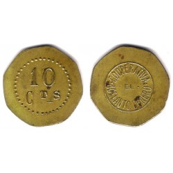 Cooperativa Adelanto Obrero. 10 Céntimos (BC+)