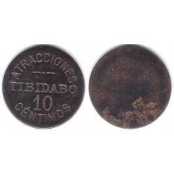 Atracciones Tibidabo. 10 Céntimos (MBC+)