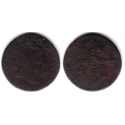 Isabel II. 1850. 8 Maravedi (RC-) Ceca de Jubia