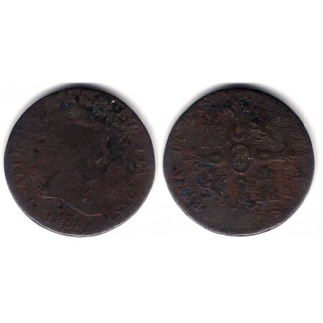 Isabel II. 1850. 8 Maravedi (RC-) Ceca de Jubia