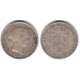 Isabel II. 1866. 40 Céntimos de Escudo (MBC) (Plata) Ceca de Madrid