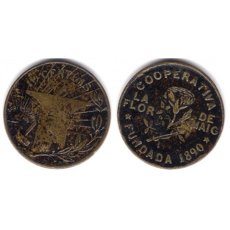 Cooperativa La Flor de Maig. 10 Céntimos (BC)