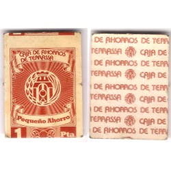 Caja de Ahorros de Terrassa. 1 Peseta (BC)