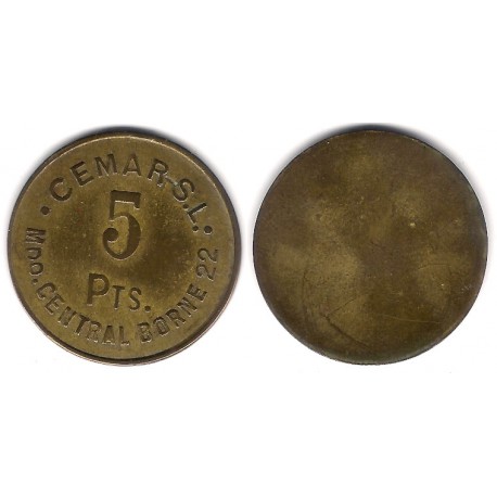 Cemar SL. 5 Pesetas (MBC)