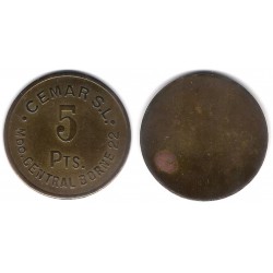 Cemar SL. 5 Pesetas (MBC)