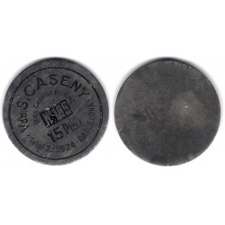 Vda. S. Caseny. 15 Pesetas (MBC)