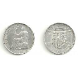 1933(*3-4) 1 Peseta (EBC)