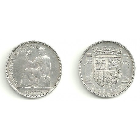 1933(*3-4) 1 Peseta (EBC)