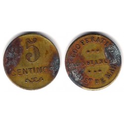 Cooperativa La Constancia. Canet de Mar. 5 Céntimos (RC)