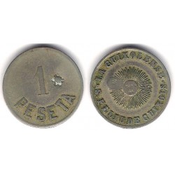 La Guixolense. St. Feliu de Guixols. 1 Peseta (BC+)