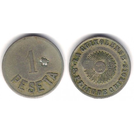 La Guixolense. St. Feliu de Guixols. 1 Peseta (BC+)