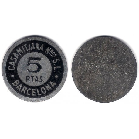 Casamitjana Hnos. 5 Pesetas (MBC)