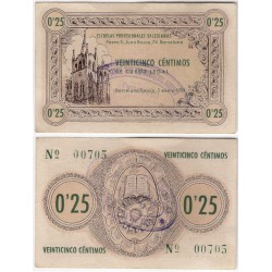 Escuelas Profesionales Salesianas. 25 Céntimos (EBC+)