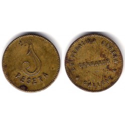 Cooperativa Obrera Germanor. Sallent. 1 Peseta (MBC-)