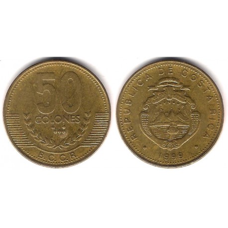 (231.1) Costa Rica. 1999. 50 Colones (MBC)