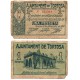 Tortosa. 1937. 1 Peseta (BC) Roturas