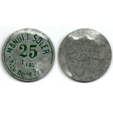 Manuel Soler. 25 Pesetas (BC)
