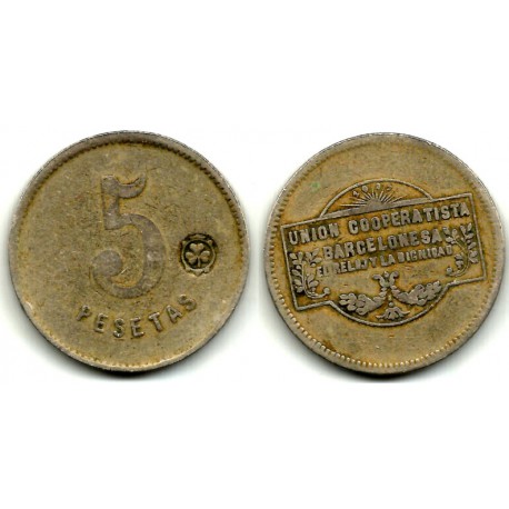 El Reloj y la Dignidad. 5 Pesetas (MBC-)