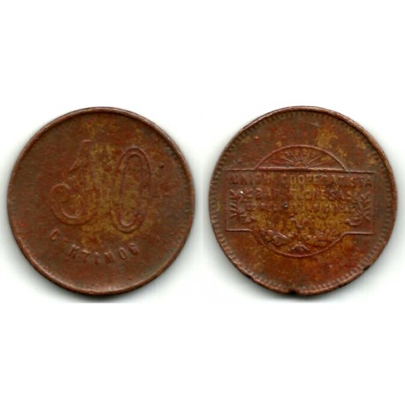 El Reloj y la Dignidad. 10 Céntimos (BC)