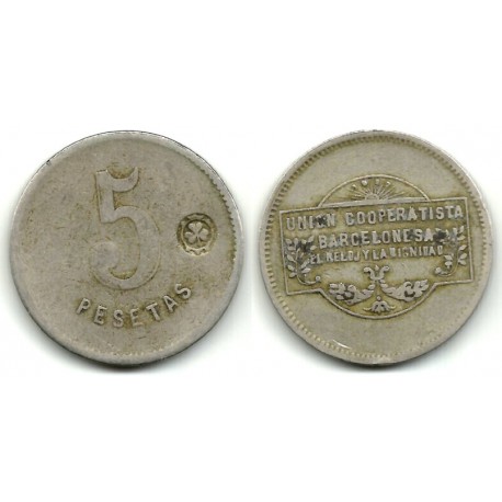 El Reloj y la Dignidad. 5 Pesetas (MBC-)