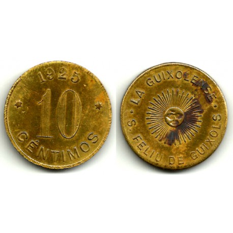 La Guixolense. Sant Feliu de Guixols. 1925. 10 Céntimos (MBC)
