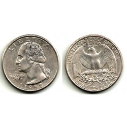 (A164a) Estados Unidos de América. 1998(P). Quarter Dollar (MBC)