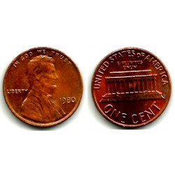 (201) Estados Unidos de América. 1980. 1 Cent (MBC)