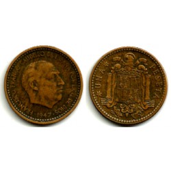 Estado Español. 1947*(19-52). 1 Peseta (BC-)