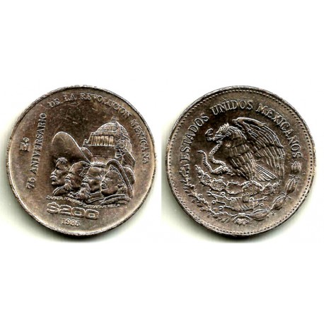 (510) Estados Unidos Mexicanos. 1985. 200 Pesos (MBC)