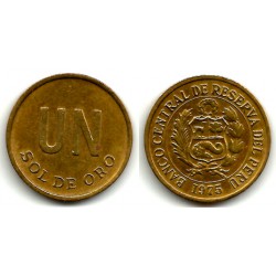 (266.1) Perú. 1975. 1 Sol de Oro (MBC)
