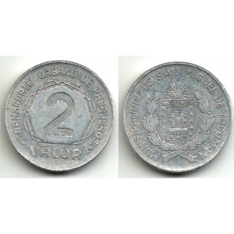 Tucumán. Transporte Urbano. Valor 2 (MBC)