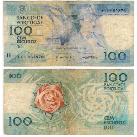 (179e) Portugal. 1988. 100 Escudos (BC)