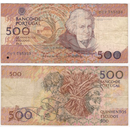 (180d) Portugal. 1992. 500 Escudos (BC)