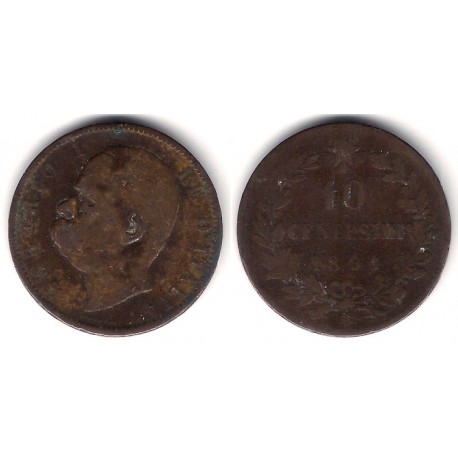 (27.1) Italia. 1894(B/I). 10 Centesimi (BC)