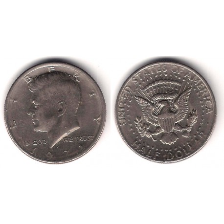 (202b) Estados Unidos de América. 1971(D). Half Dollar (MBC)