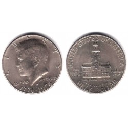 (205) Estados Unidos de América. 1976(D). Half Dollar (EBC)