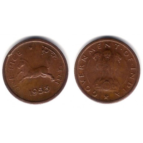 (1.4) India. 1953. 1 Pice (SC)