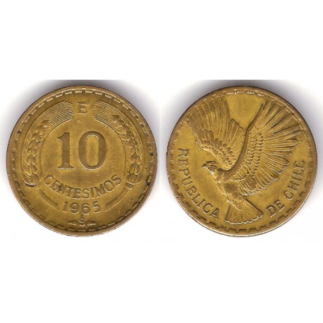 (191) Chile. 1965. 10 Centesimos (MBC)