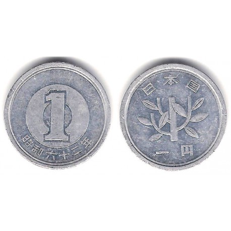 (Y74) Japón. 1987(62). 1 Yen (MBC)