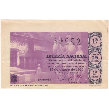 Décimo. 25 de Enero de 1965. Ruta del Quijote, Venta Castellana