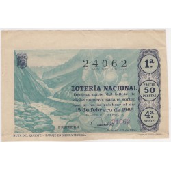 Décimo. 15 de Febrero de 1965. Ruta del Quijote, Paraje en Sierra Morena