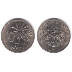(10.1) Nigeria. 1976. 10 Kobo (EBC)