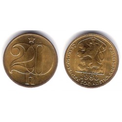 (74) Checoslovaquia. 1980. 20 Haleru (SC)