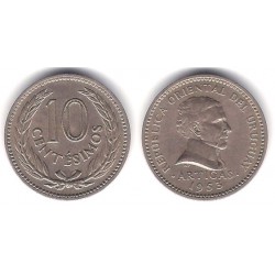 (35) Uruguay. 1953. 10 Centesimos (MBC)