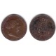 Isabel II. 1857. 25 Céntimos de Real (MBC+) Ceca de Segovia