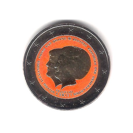 Países Bajos. 2013. 2 Euro (SC) Coloreada