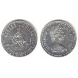 (97) Canadá. 1975. 1 Dollar (EBC+) (Plata)