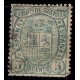 (154) 1875. 5 Céntimos. Escudo de España (Usado)