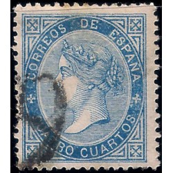 (88) 1867. 4 Cuartos. Isabel II (Usado)