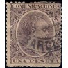 (226) 1889-1901. 1 Peseta. Alfonso XIII (Usado)